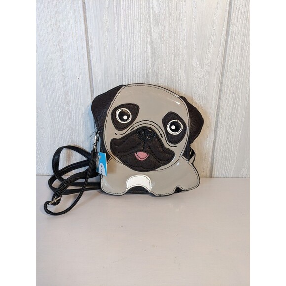Sleepyville Critters Pug Dog Crossbody Purse NWT - Picture 1 of 3